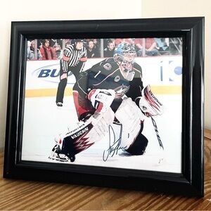 Autographed Steve Mason Columbus Blue Jackets Framed 8x10